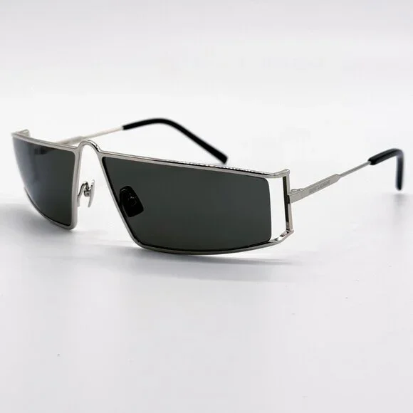 NEW SAINT LAURENT SL 606 002 SILVER SL606 002 WOMEN SUNGLASSES SAINT LAURENT - Picture 6 of 11